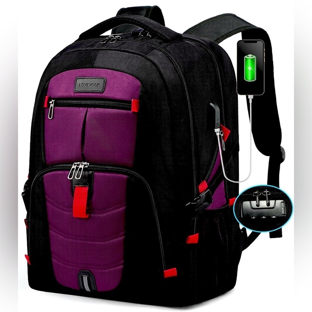 New- Lovevook Travel Laptop Backpack Waterproof and Anti Theft